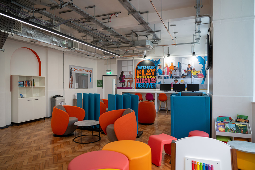 Inside the Euston Community Hub
